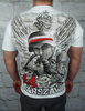 T-shirt Wielka Polska HD Pamiętamy Warszawa '44 biały