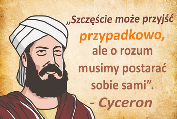 Magnes PM 0182 Szczęście może przyjść przypadkowo, ale o rozum  musimy postarać się sami