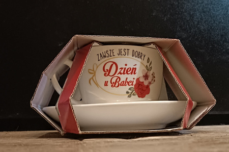 Filiżanka  Zawsze jest Dobry Dzień u Babci