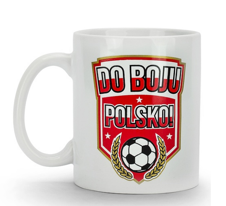 Boss ceramic mug POLISH WHITE FIGHT 300 ml