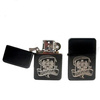 Black Polish Gas Lighter Eagle Sash