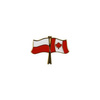 Poland-Canada flag pin