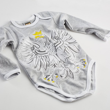 Baby body Eagle - melange long sleeve