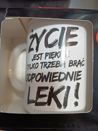 Kubek Życie jest piękne