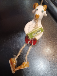 Koziołek- figurka ceramiczna z zawieszką