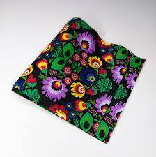 Decorative black napkins