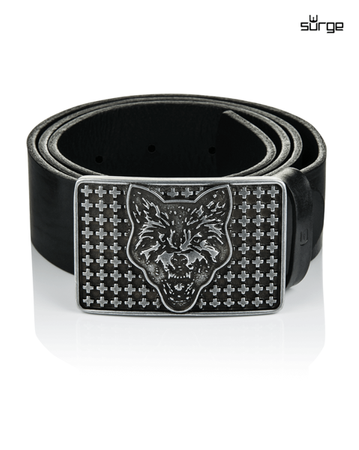 Patriotic Belt Cursed Soldiers (BLACK / SILVER BUCKLE)