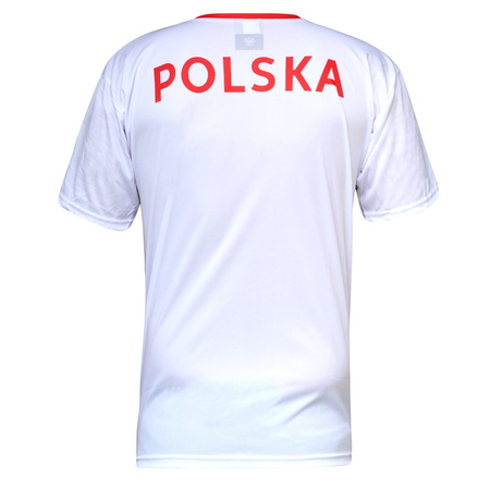 Patriotic T-shirt "Poland" - white