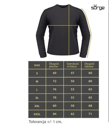 Cyber-skeleton long-sleeved thermoactive shirt