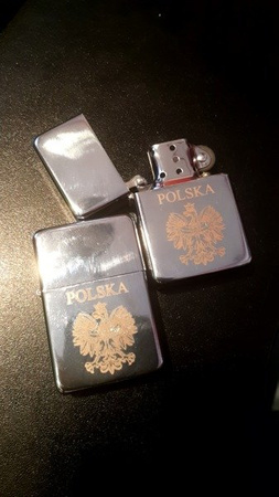 Gas lighter Poland Chrome