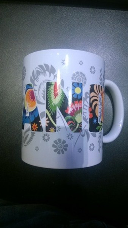 POLAND folk mug