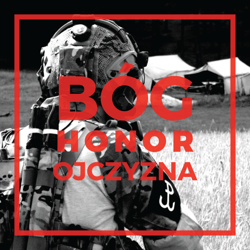 Naklejka Bóg Honor Ojczyzna 3