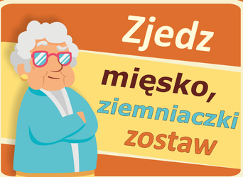 Magnes PM 0110 Zjedz mięsko, ziemniaczki zostaw
