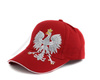 Czerwona czapka baseballowa POLSKA (02)