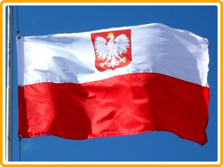 Bandera Polski 150x250cm