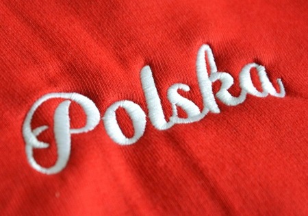 Bluza rozpinana Aquila "Polska" - czerwona