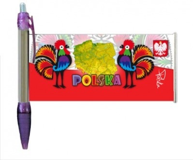 Długopis rozwijany Polska folk