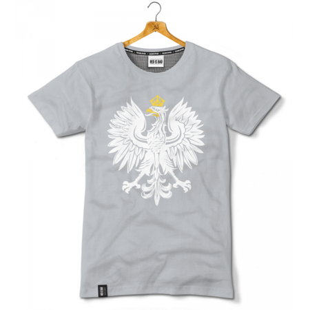 Koszulka patriotyczna Polski Orzeł - szara