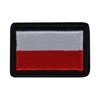 Naszywka z rzepem Flaga Polski B/Cz