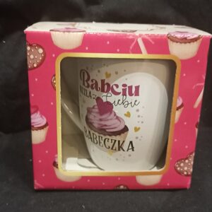 Kubek Babciu nieza z Ciebie babeczka