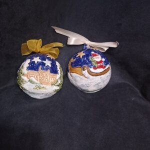 Bombka rcznie wykonana pkole (cena za 1 szt)