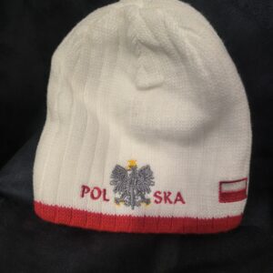 Czapka Zimowa Polska Biao-Czerwona Orze G (prki)