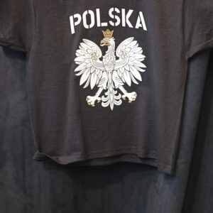 Koszulka Dziecica Orze Polska Kolor: Czarny Nadruk: Orze Rozmiar: 12-14 Rodzaj nadruku: Sitodruk