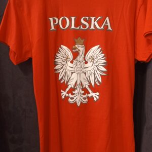 Koszulka Orze Polska damska Kolor: Czerwony Nadruk: Orze Rodzaj nadruku: Sitodruk Rozmiar: XXXL