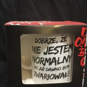 Kubek Dobrze e nie jestem normalny