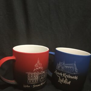 Kubek ceramiczny Lublin-Brama Krakowska ombre (cena za 1 szt)