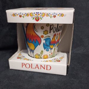 Kubek skony Polska Folk kogut