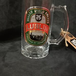 Kufel szklany Lublin 0,5L