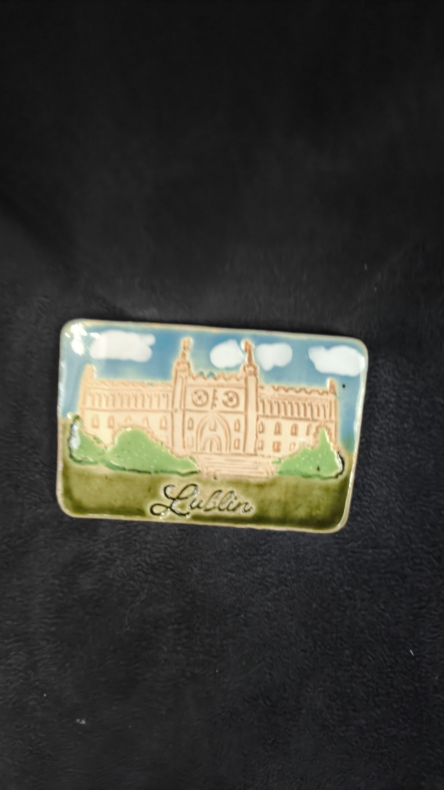 Magnes ceramiczny zamek kolor