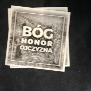 Naklejka Bg Honor Ojczyzna 2