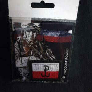 Naszywka z rzepem Flaga Polski PW