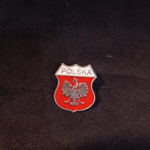 PRZYPINKA POLSKA TARCZA Z OREM