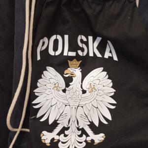 Plecak worek Orze Polska czarny
