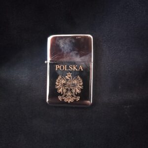 Zapalniczka benzynowa Polska Chrom