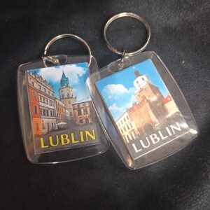 Brelok akrylowy Lublin brama wiea