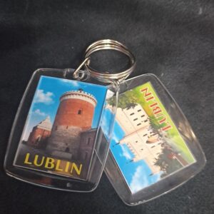 Brelok akrylowy Lublin zamek baszta