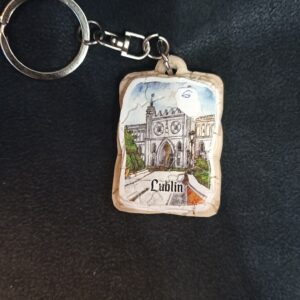 Brelok ceramiczny Zamek