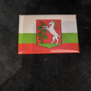 Magnes PM 0250 Flaga Lublina z godem.