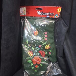 Rękawice kuchenne z magnesem 02 czarne