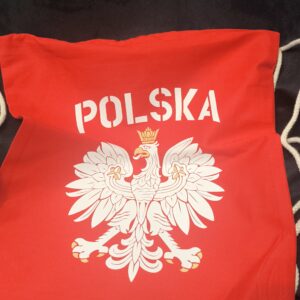 Plecak worek Orzeł Polska Czerwony
