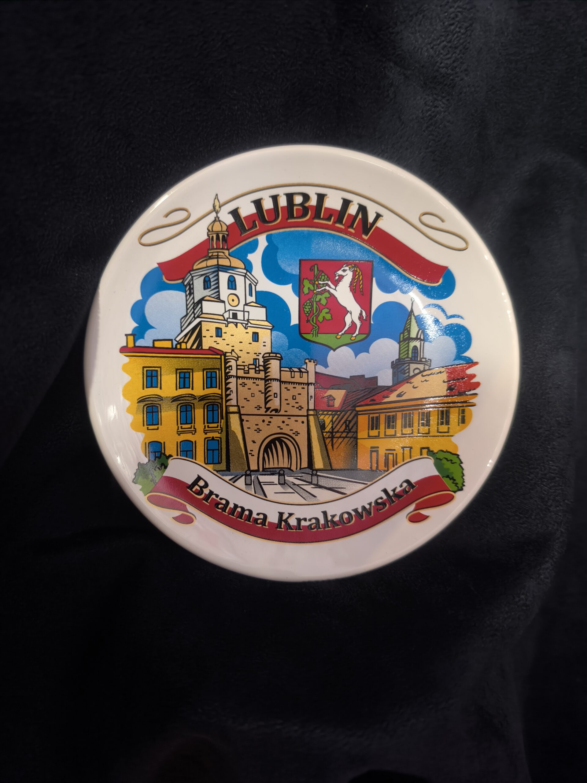 Talerz dekoracyjny Lublin kolor